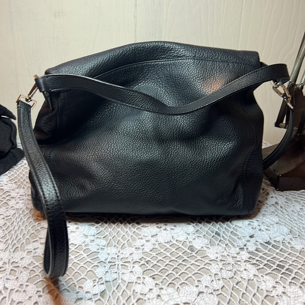 Kate Spade black leather cross body - Picture 3 of 7